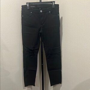 Kut from the Kloth Asher Black Ankle Straight Leg jeans-Worn once